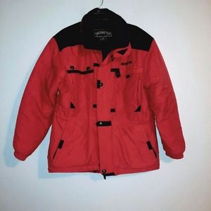 Red And Black Obermeyer Winter coat Boys 18 Jr